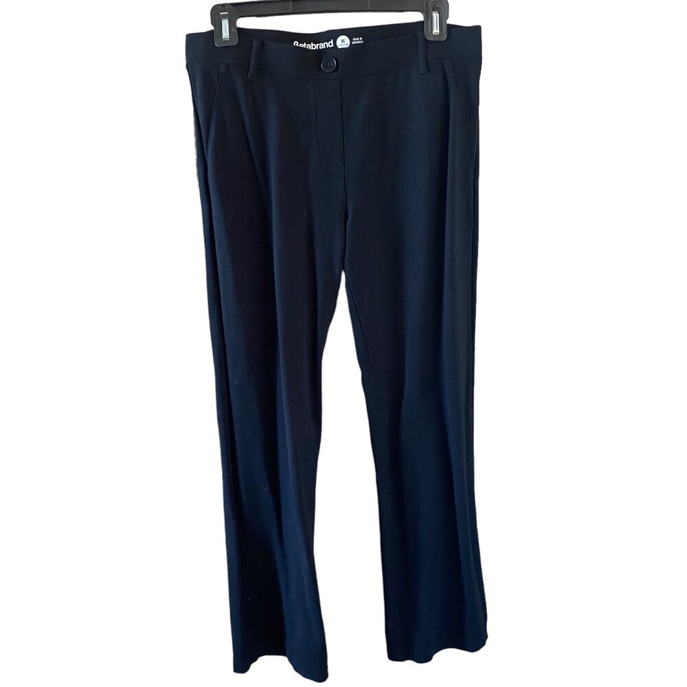 Betabrand Straight Leg Classic Yoga Dress Pants Black sz Medium Petite